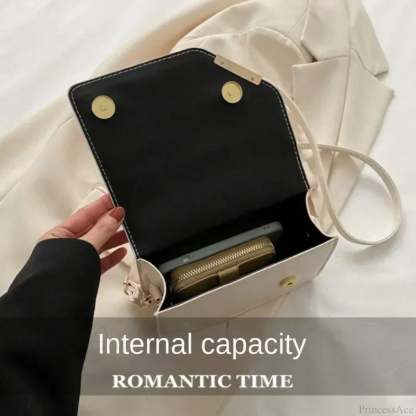 Plaid PU Leather Designer Small Crossbody Handbag handbag-250126