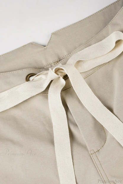 Pocket Patchwork Loose Wide Leg Cargo Pants