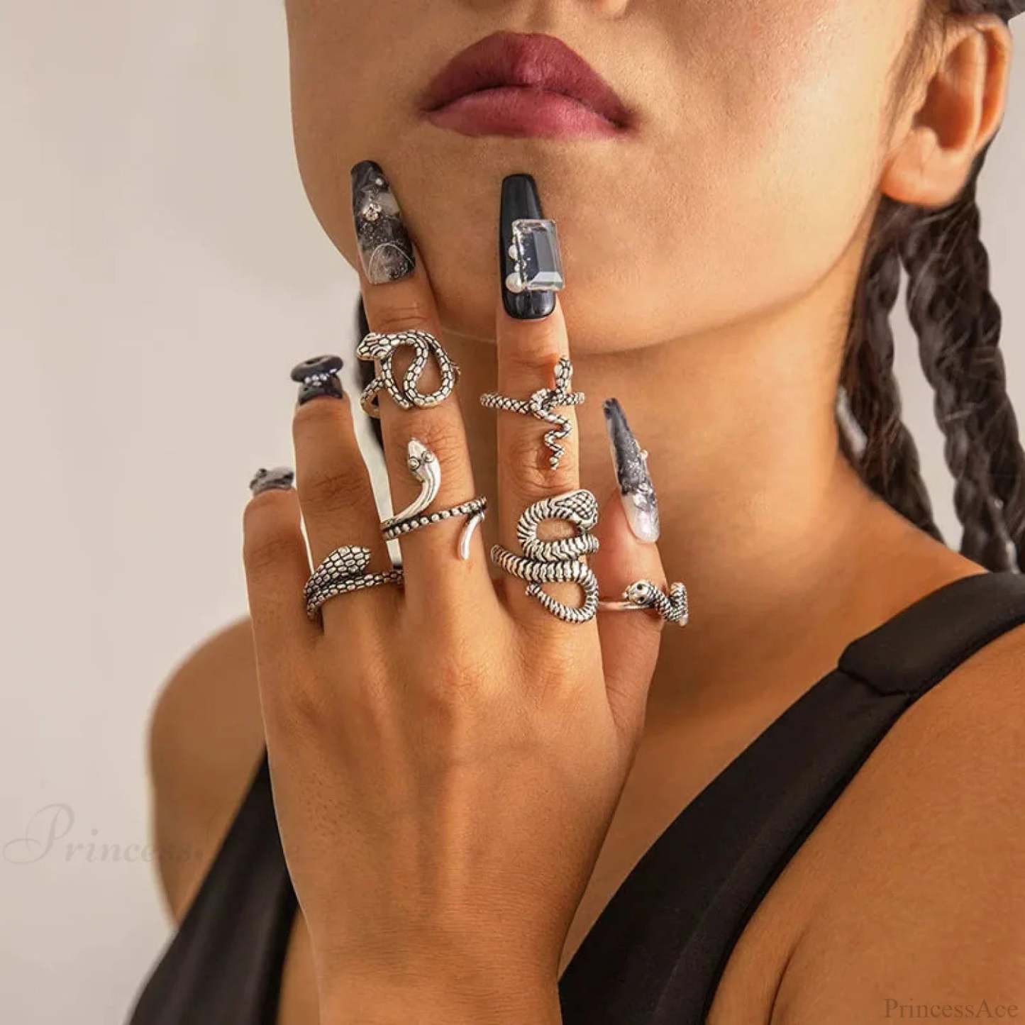 Rebel Bones Arachnid Dark Ring