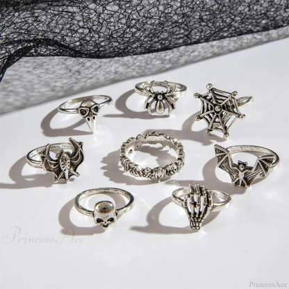 Rebel Bones Arachnid Dark Ring style 02