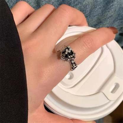 Rebellious Harajuku Dark Ring