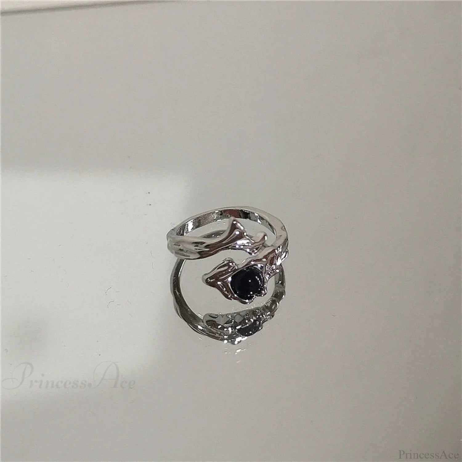 Rebellious Harajuku Dark Ring sliver5