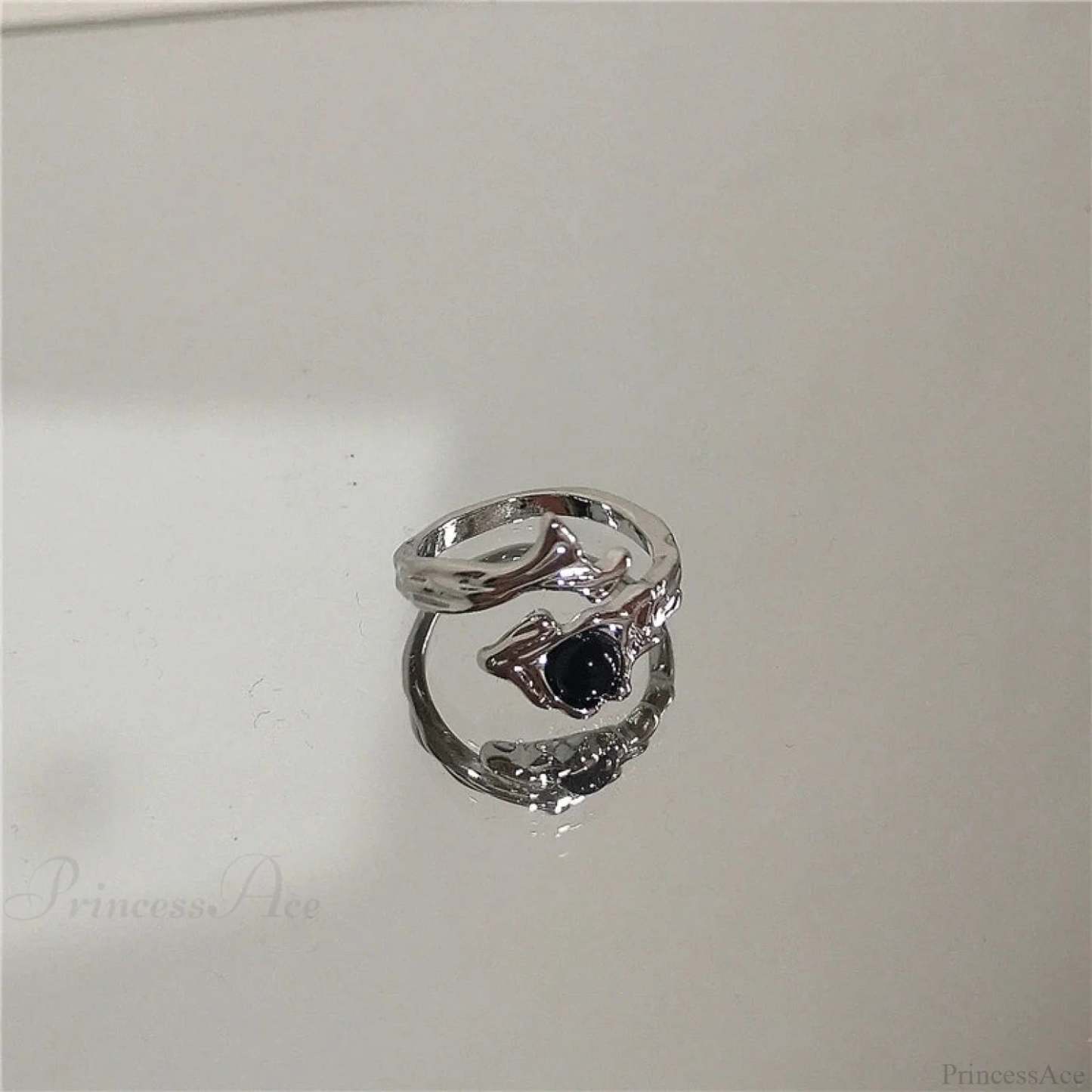 Rebellious Harajuku Dark Ring sliver5