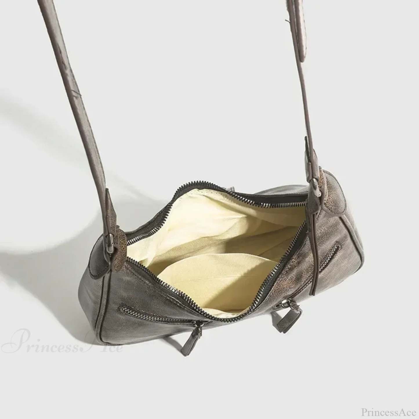 Retro Belt Design PU Leather Shoulder Bag shoulder-250126