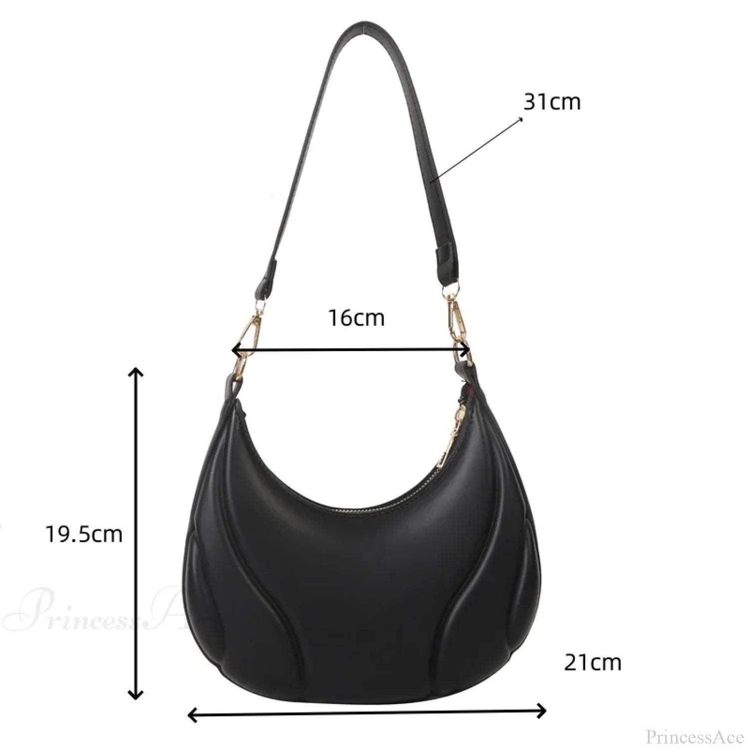 Retro Solid Color Saddle Leather Shoulder Bag shoulder-250126