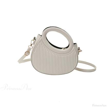 Retro Y2K Crossbody Leather Mini Phone Coin Purse Handbag White handbag-250126