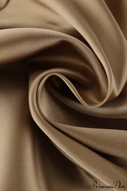 Satin Crew Neck Pullover Blouse