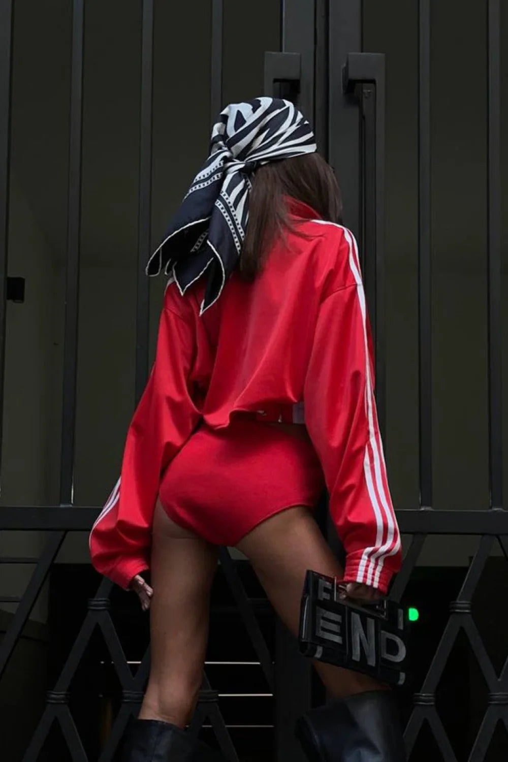 Satin Ruched Half Zip Crop Blouse