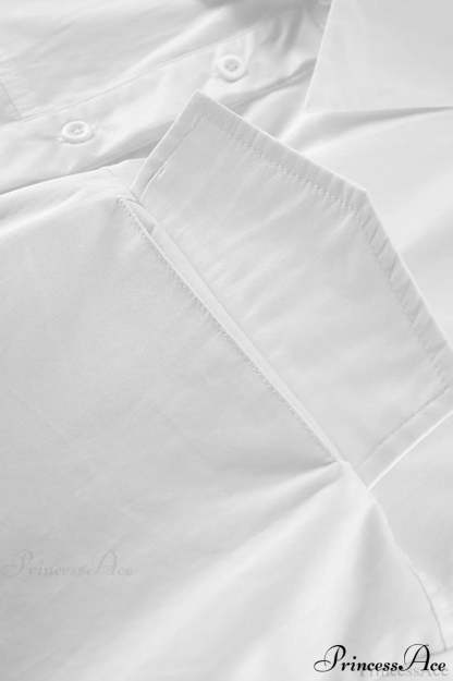 Satin V Neck Minimalist 5-Sleeve Crop Top