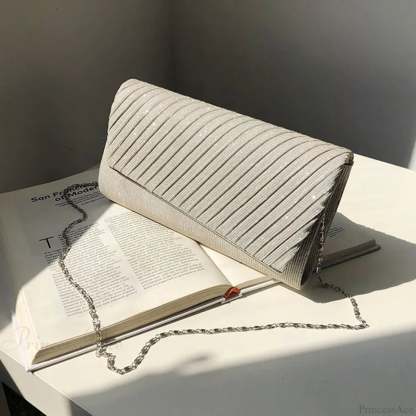 Sequin Clutch Wedding Party Wristlet Apricot wristlet-250126