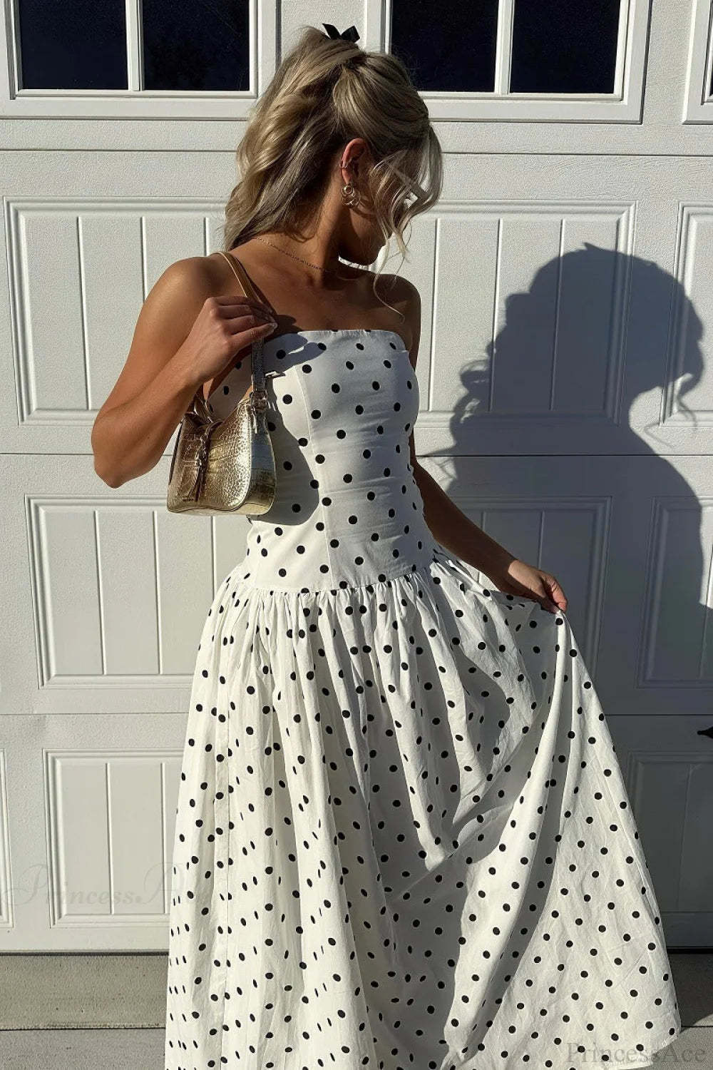 Sexy Strapless Maxi Dress