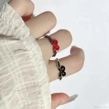 Simple Gothic Inebriated Spirit Ring