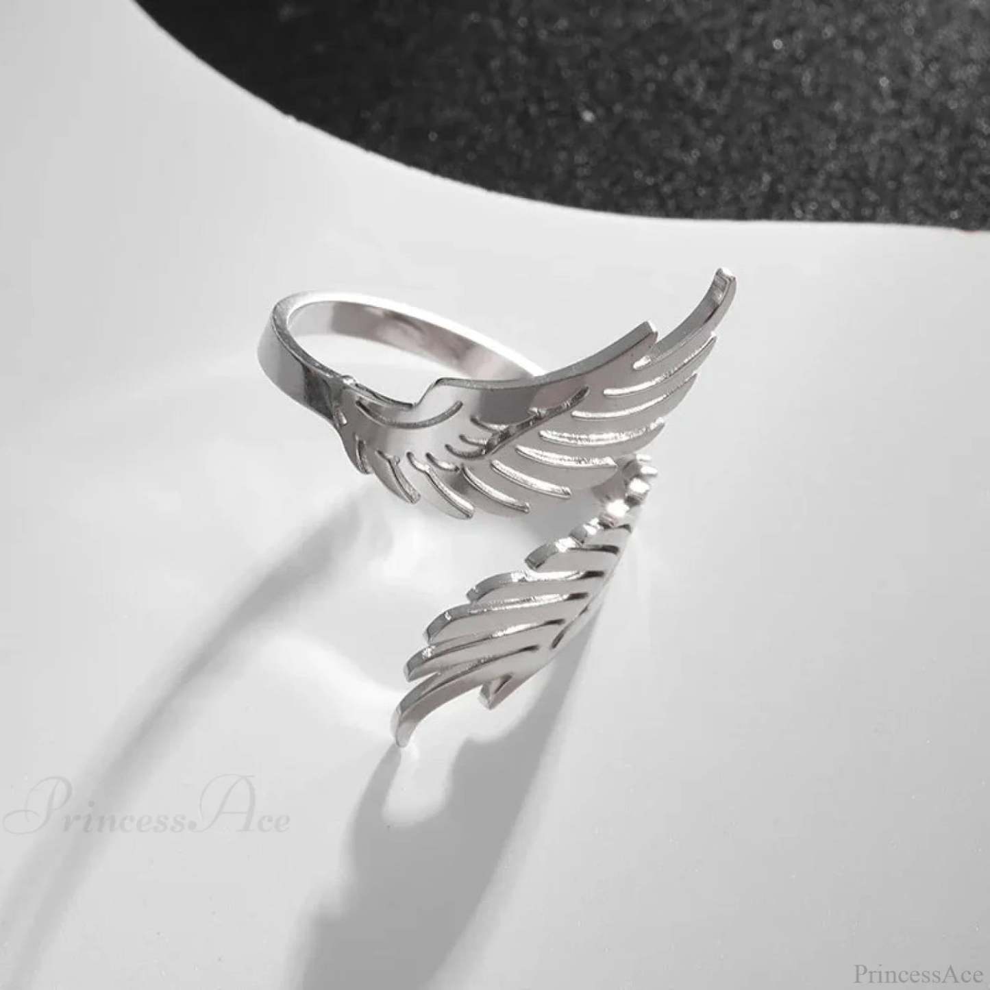 Sinister Eye Style Gothic Pointer Ring -Silver1