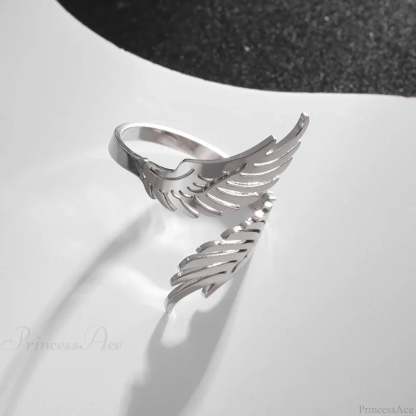 Sinister Eye Style Gothic Pointer Ring -Silver1