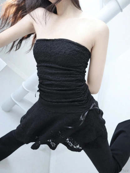 Sleeveless Mesh Cocktail M Dress