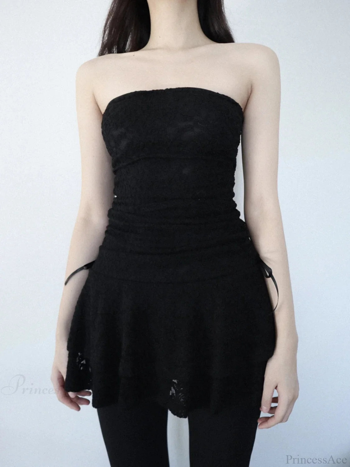 Sleeveless Mesh Cocktail M Dress