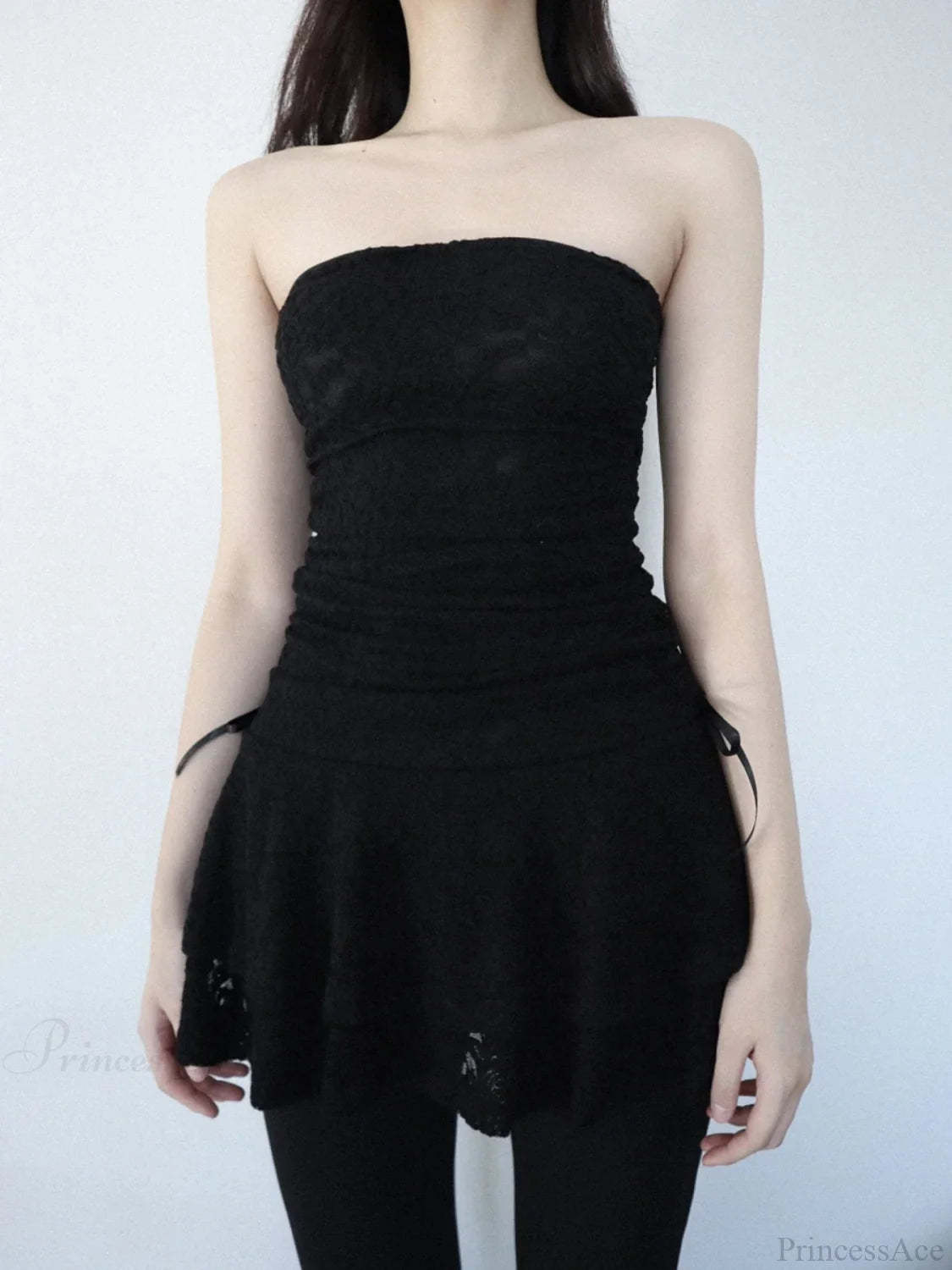 Sleeveless Mesh Cocktail M Dress