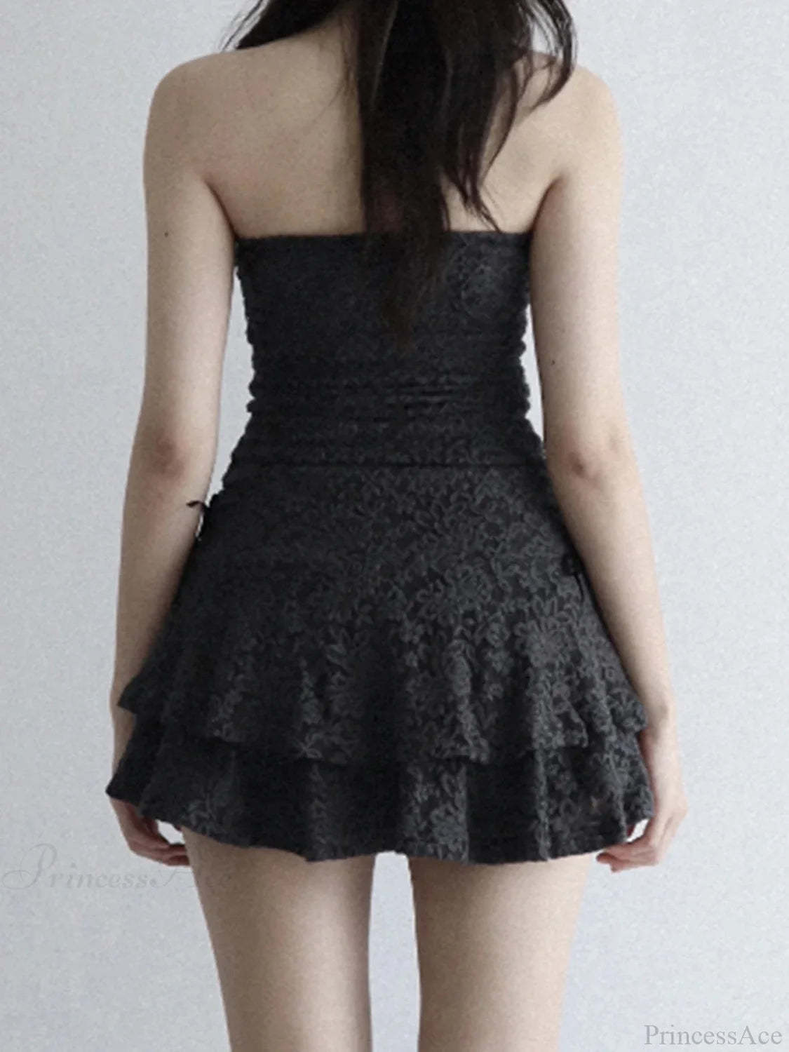 Sleeveless Mesh Cocktail M Dress