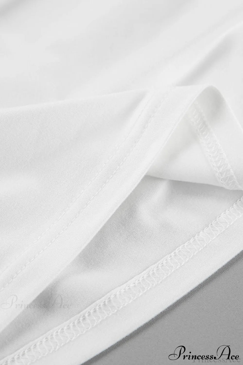 Slim Asymmetrical Neck Knit Long Sleeve Tee