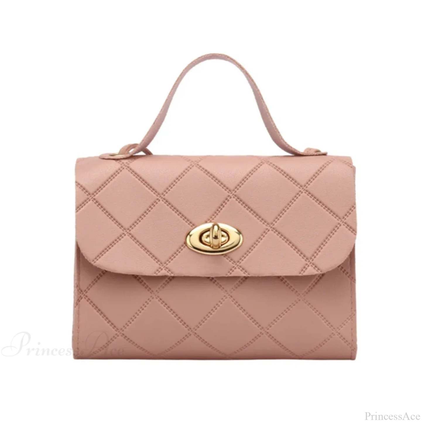 Small Trendy Messenger Female Crossbody Handbag Pink handbag-250126