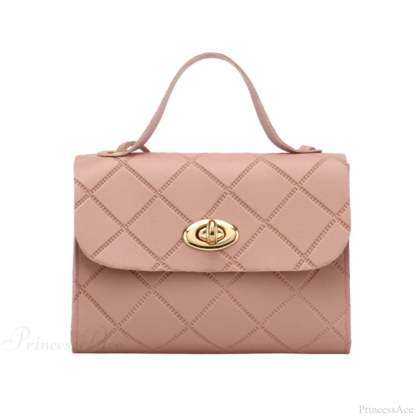 Small Trendy Messenger Female Crossbody Handbag Pink handbag-250126