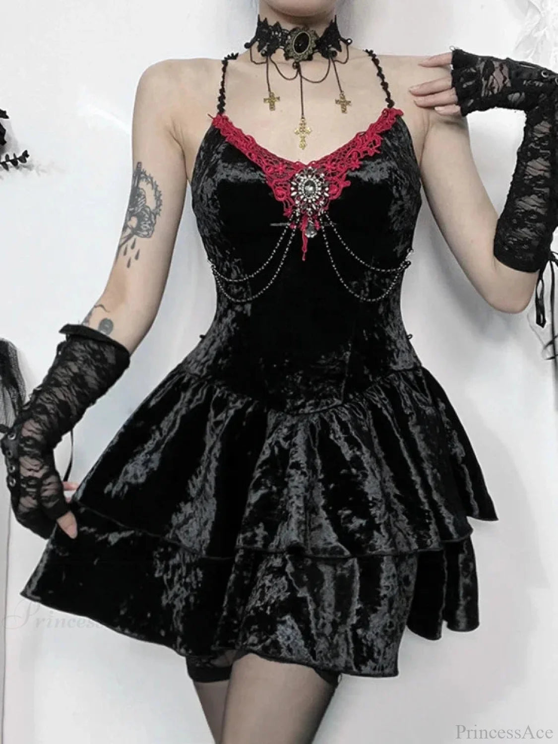 Soft Chain Corset Small Dress