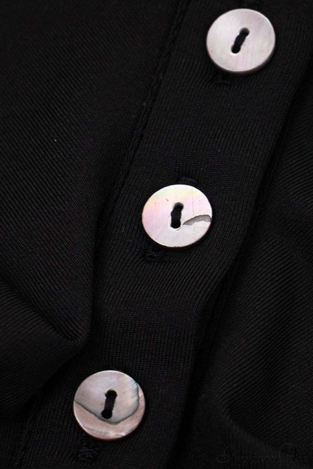 Solid Color Panel Flared Sleeve Ruffled Blouse