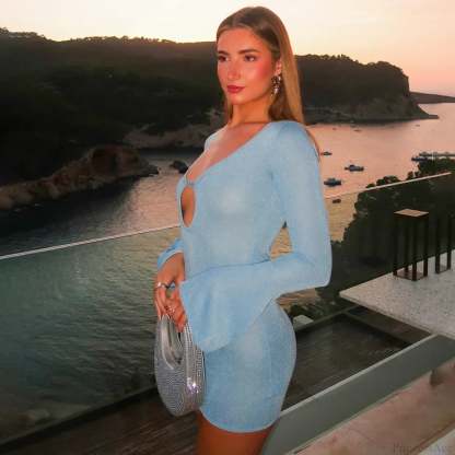 Sparkle Glitter Mini Vacation Dress vacationdress-250223