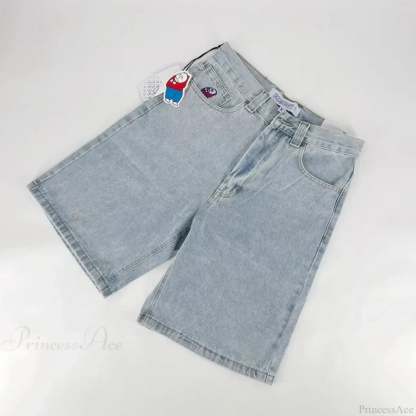 Sparkling Unfinished Denim Short blue1 / S