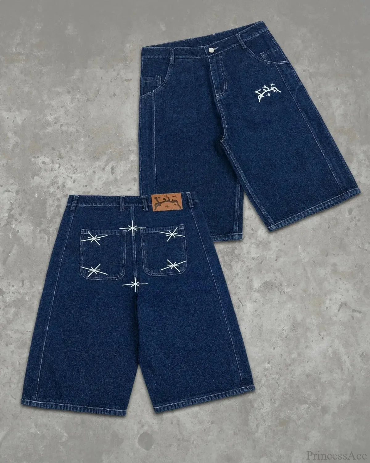 Spotted Denim Short blue2 / M