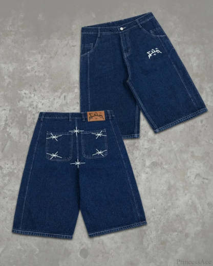 Spotted Denim Short blue2 / M