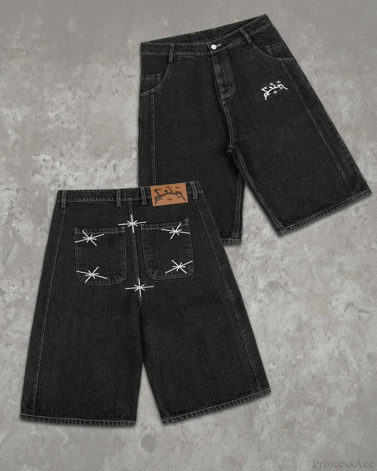 Spotted Denim Short blue2 / M