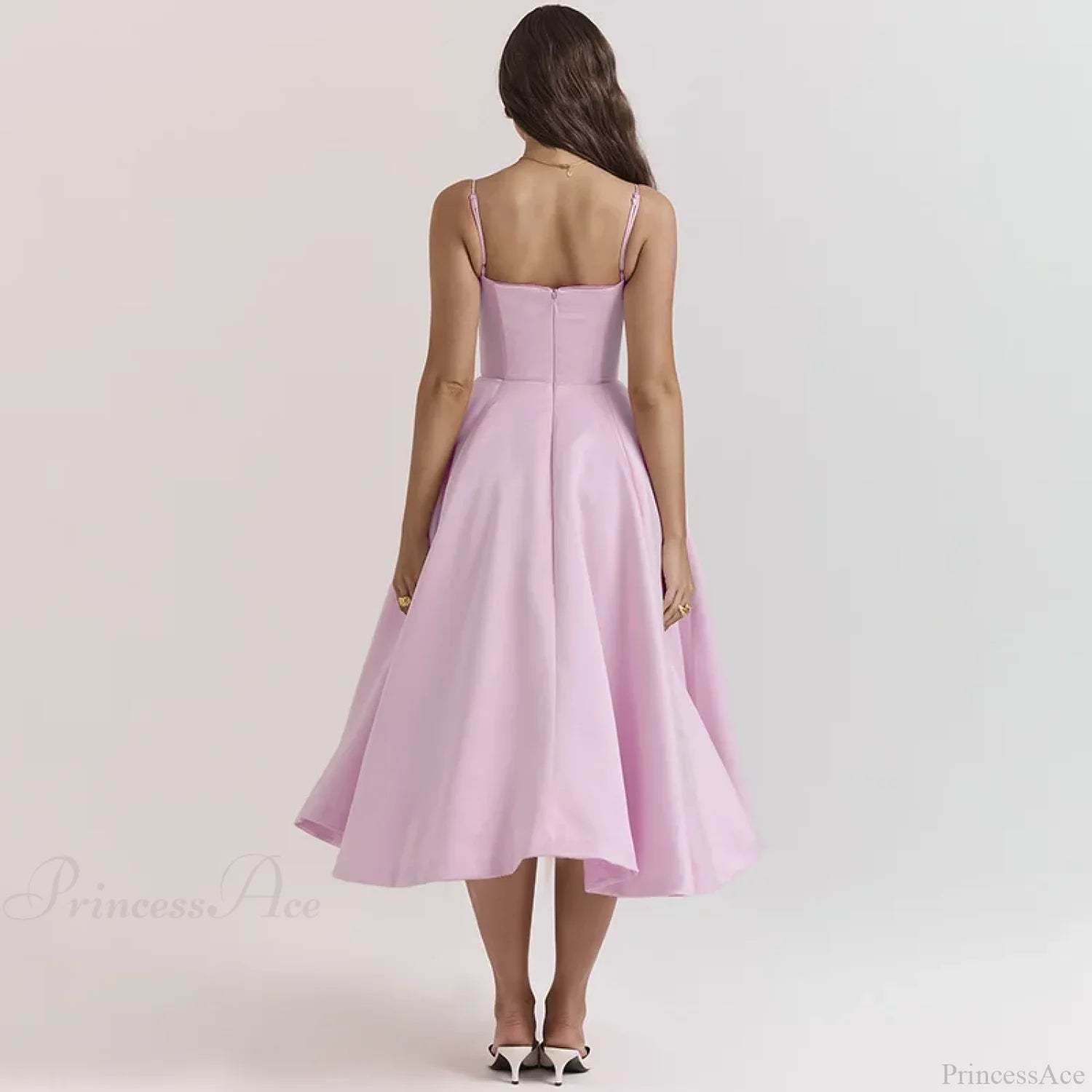 Strapless Elegant A-line Vacation Dress vacationdress-250223