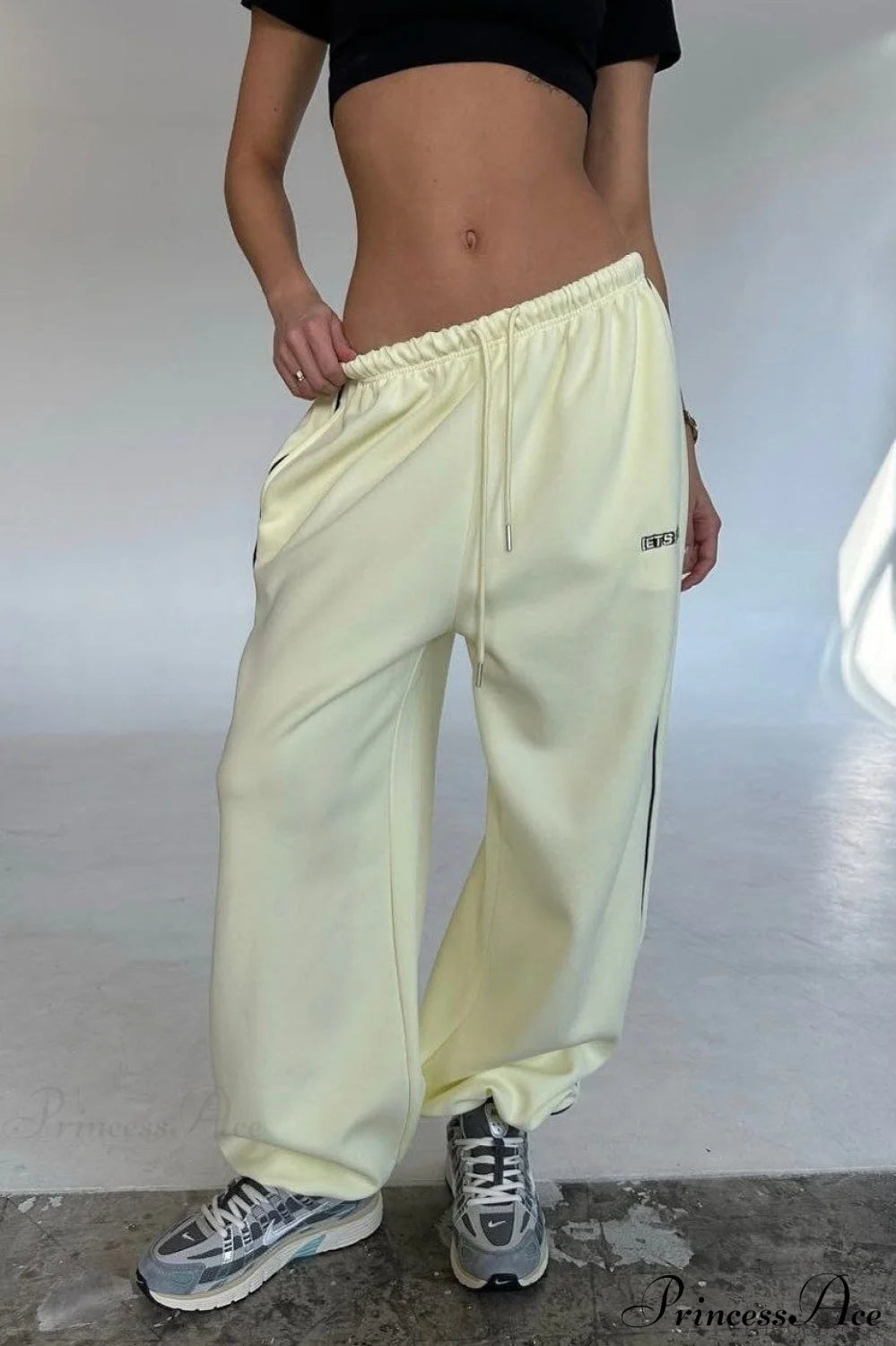 Striped Wide Leg Drapey Convertible Cuffed Pants
