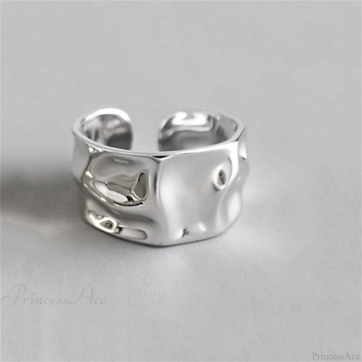 Stylish Silver Simple Gothic Ring gold2