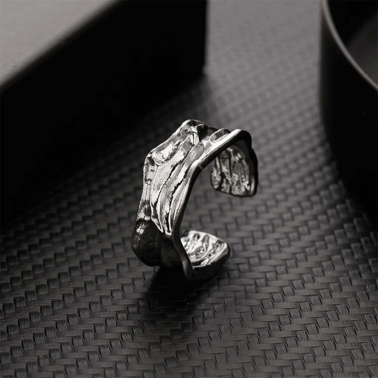 Stylish Silver Simple Gothic Ring sliver10