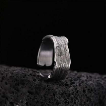 Stylish Silver Simple Gothic Ring sliver12