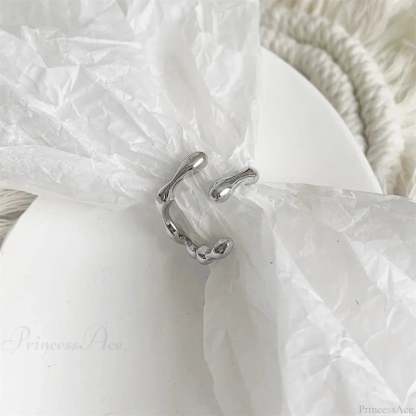 Stylish Silver Simple Gothic Ring sliver2