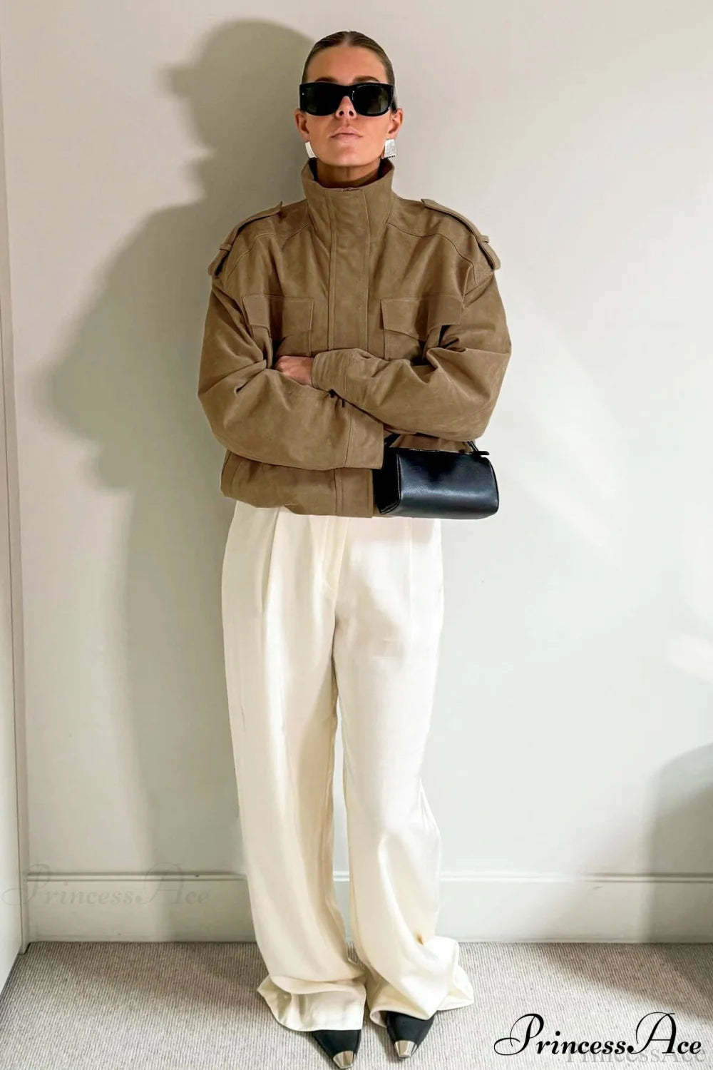 Suede Chic Retro Jacket Coat