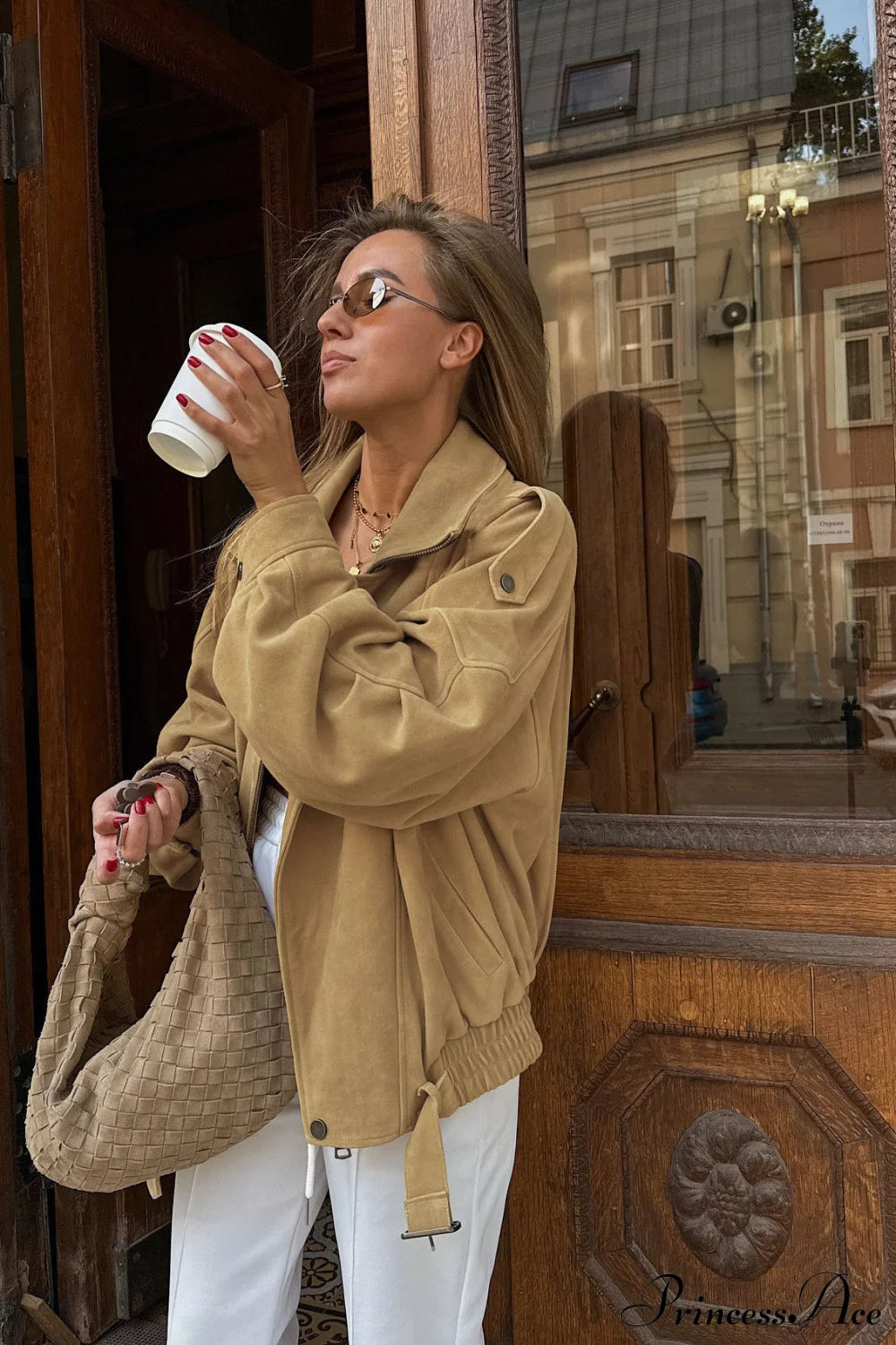 Suede Jacket Style Stylish Coat