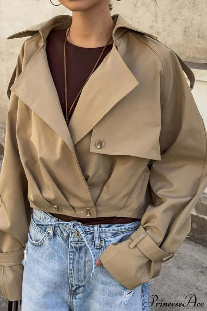 Superior Sense Loose Short Trench Coat