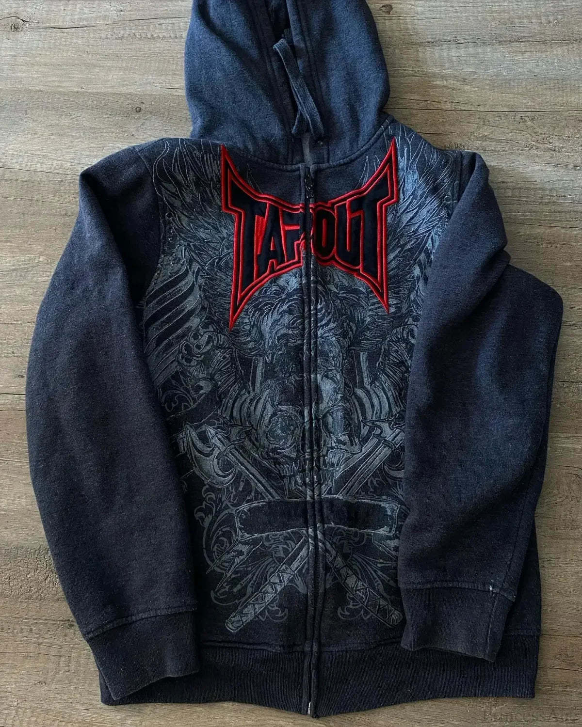 Tapout Graphic Oversized Hoodie black 4 / S
