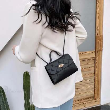 Textured Long Strap Faux Leather Crossbody Wallet Handbag handbag-250126