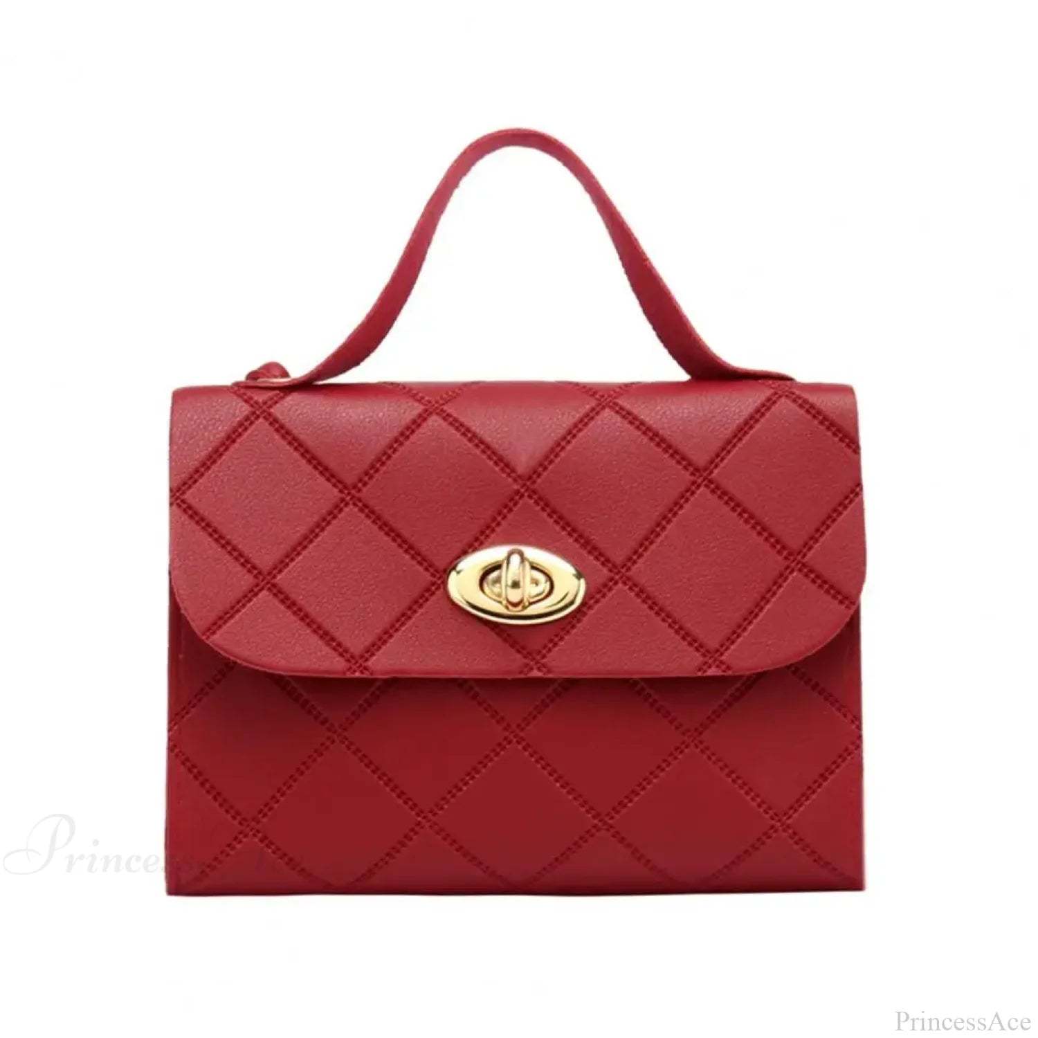 Textured Long Strap Faux Leather Crossbody Wallet Handbag Red handbag-250126