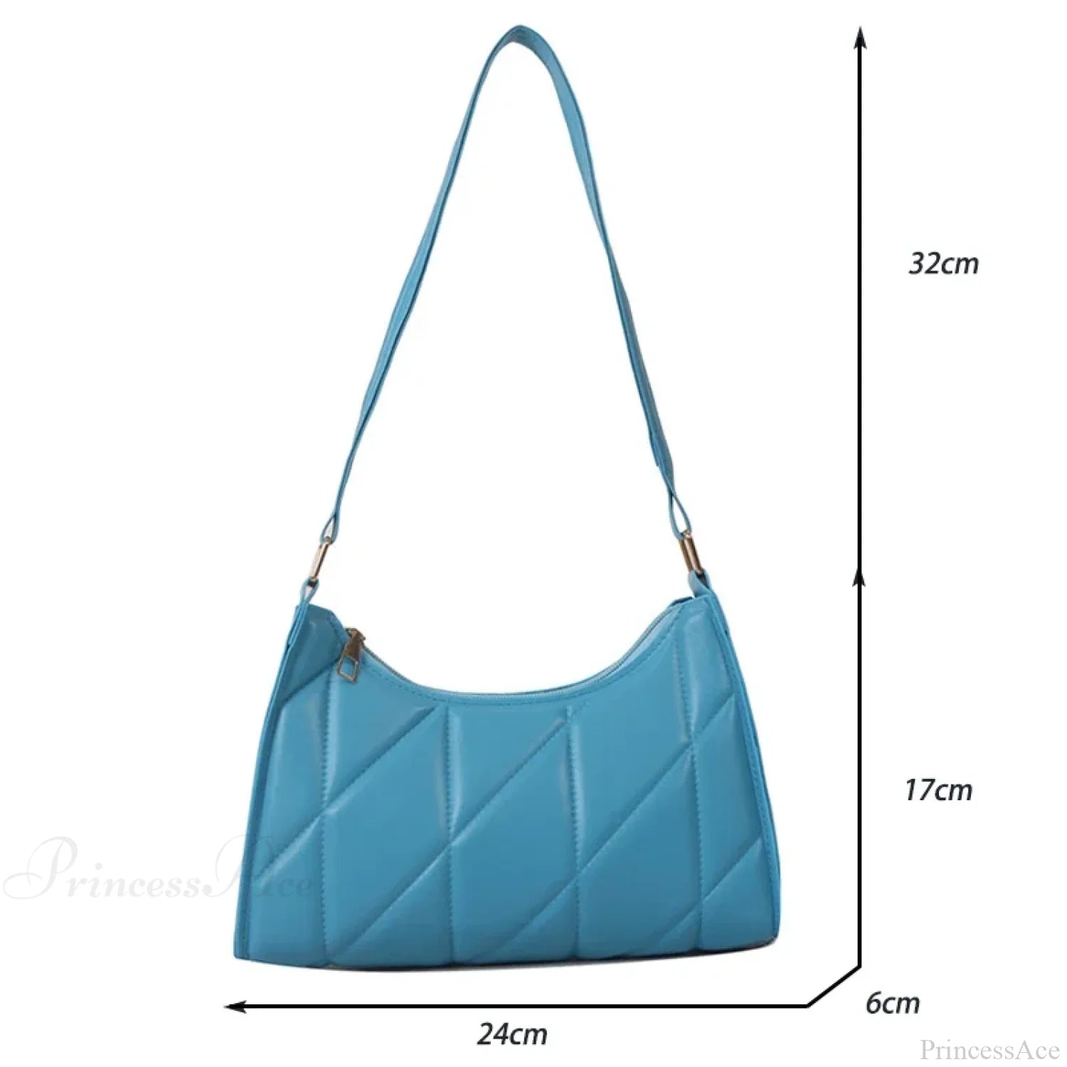 Trendy PU Leather Underarm Shoulder Bag shoulder-250126