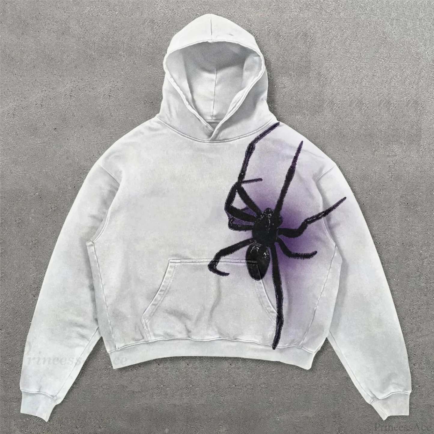 Two-Face Graphic Oversized Hoodie white1 / S