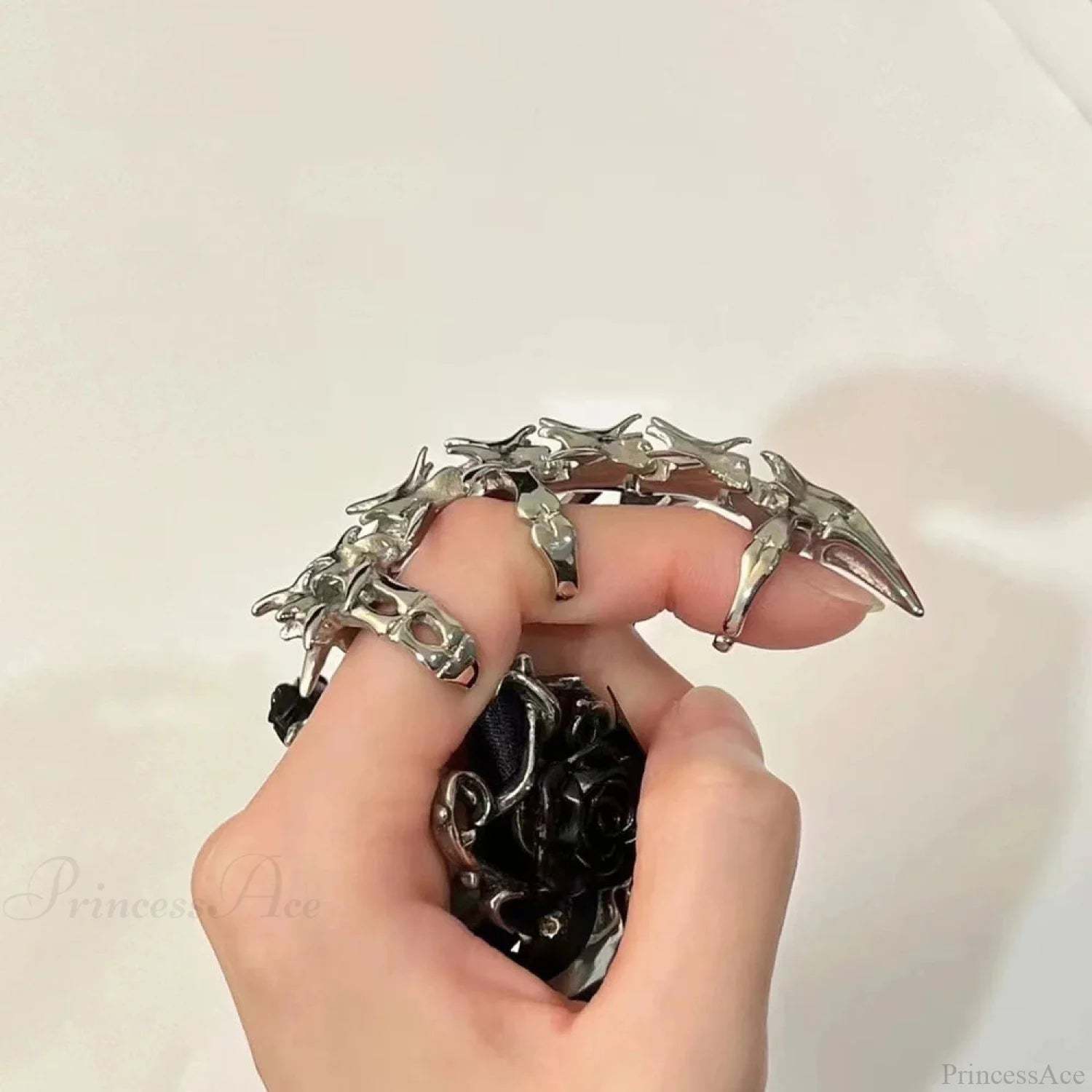 Unconventional Serpent Medieval Band resizable / silver