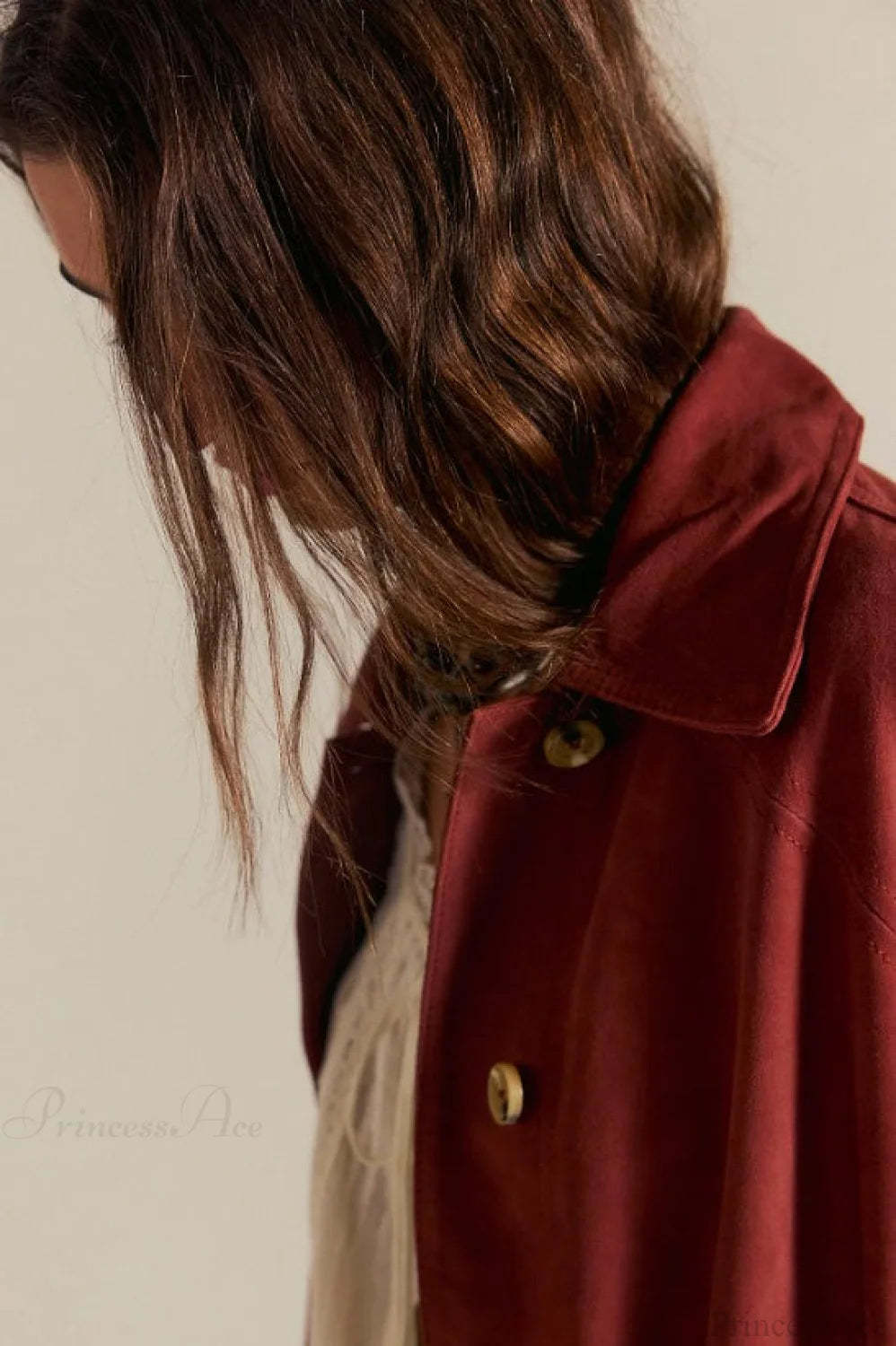 Vintage Simple Suede Single Breasted Jacket