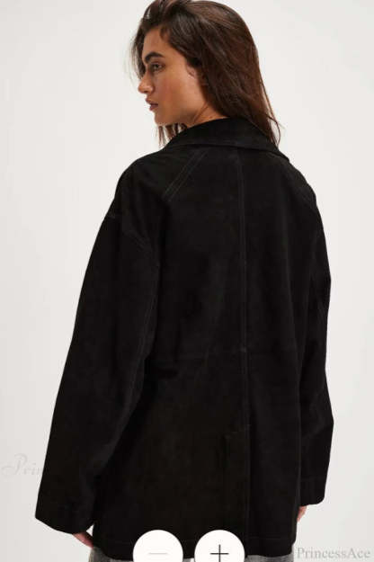 Vintage Simple Suede Single Breasted Jacket