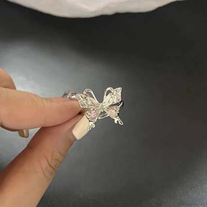 Vivid Stone Drip Rhinestone Gothic Ring color3